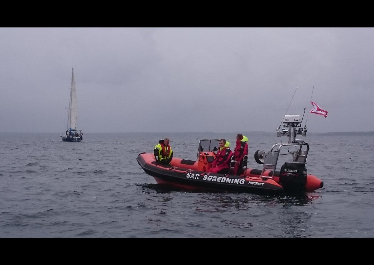 TVEAST hold ombord ved S/Y True Blue afrejse til Caribien