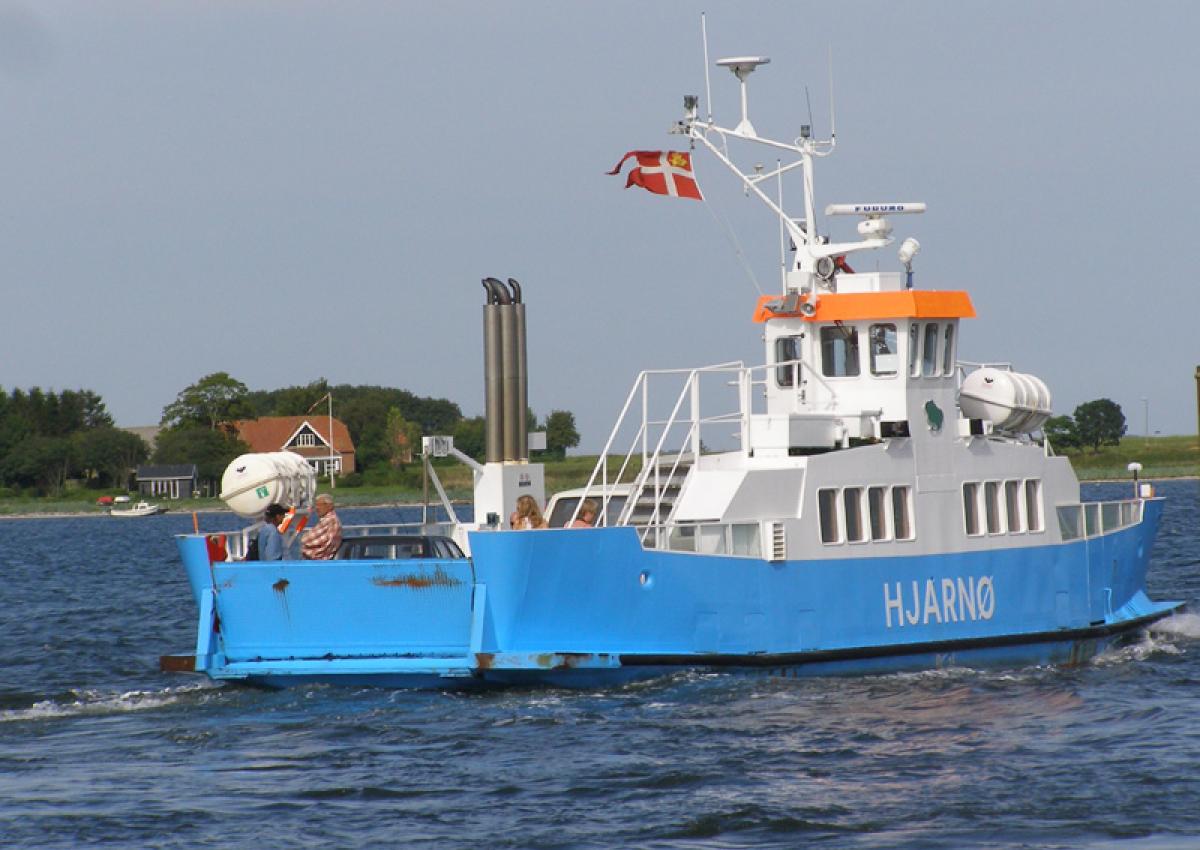 Evakueringsøvelse med Hjarnø færgen