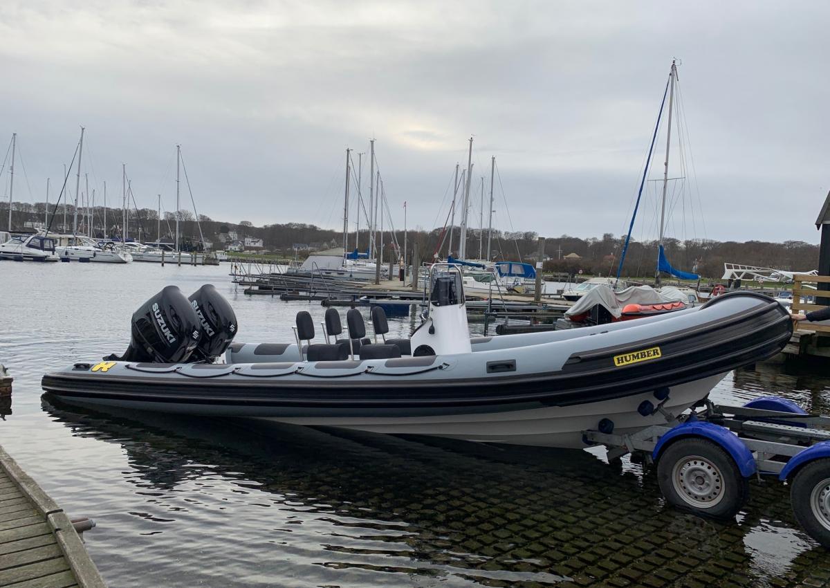 Humber båd er ved at være klar til Boat Show 2019