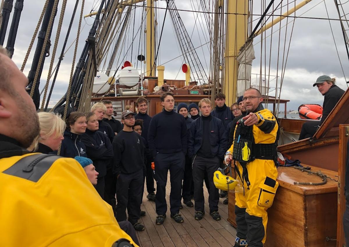 Besøg på Georg Stage