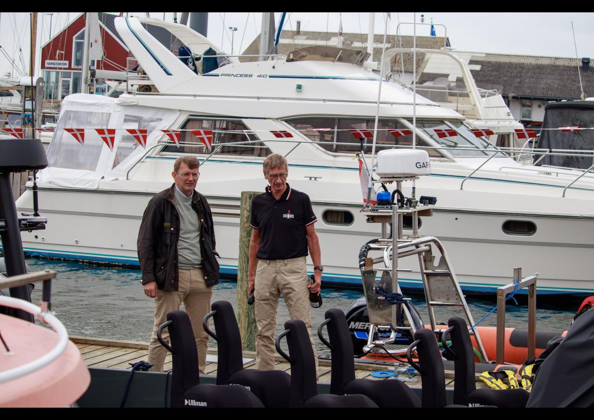 Troels Lund Poulsen og Steen Wintlev Jensen ved Rescue Loke