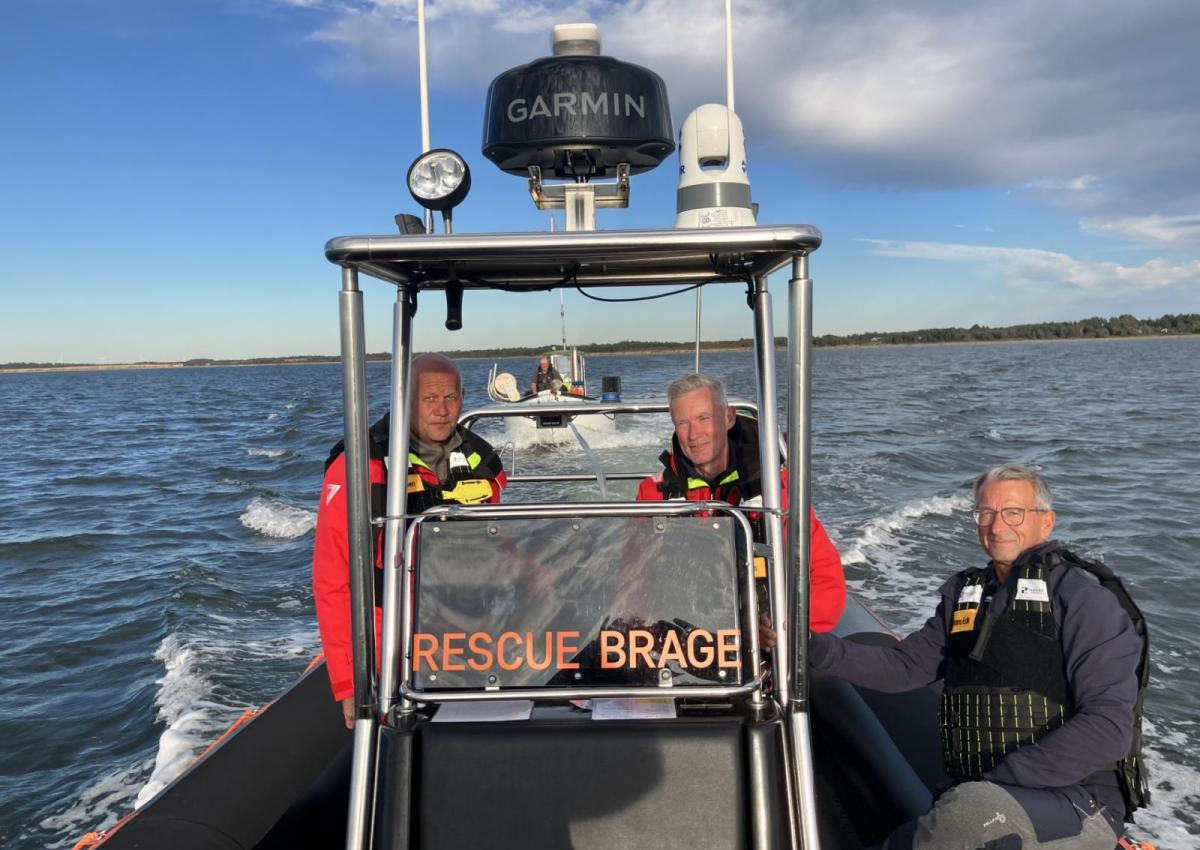 Motorbød uden strøm syd i Kaas Bredning
