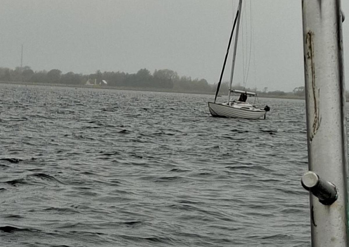 Folkebåd på grund