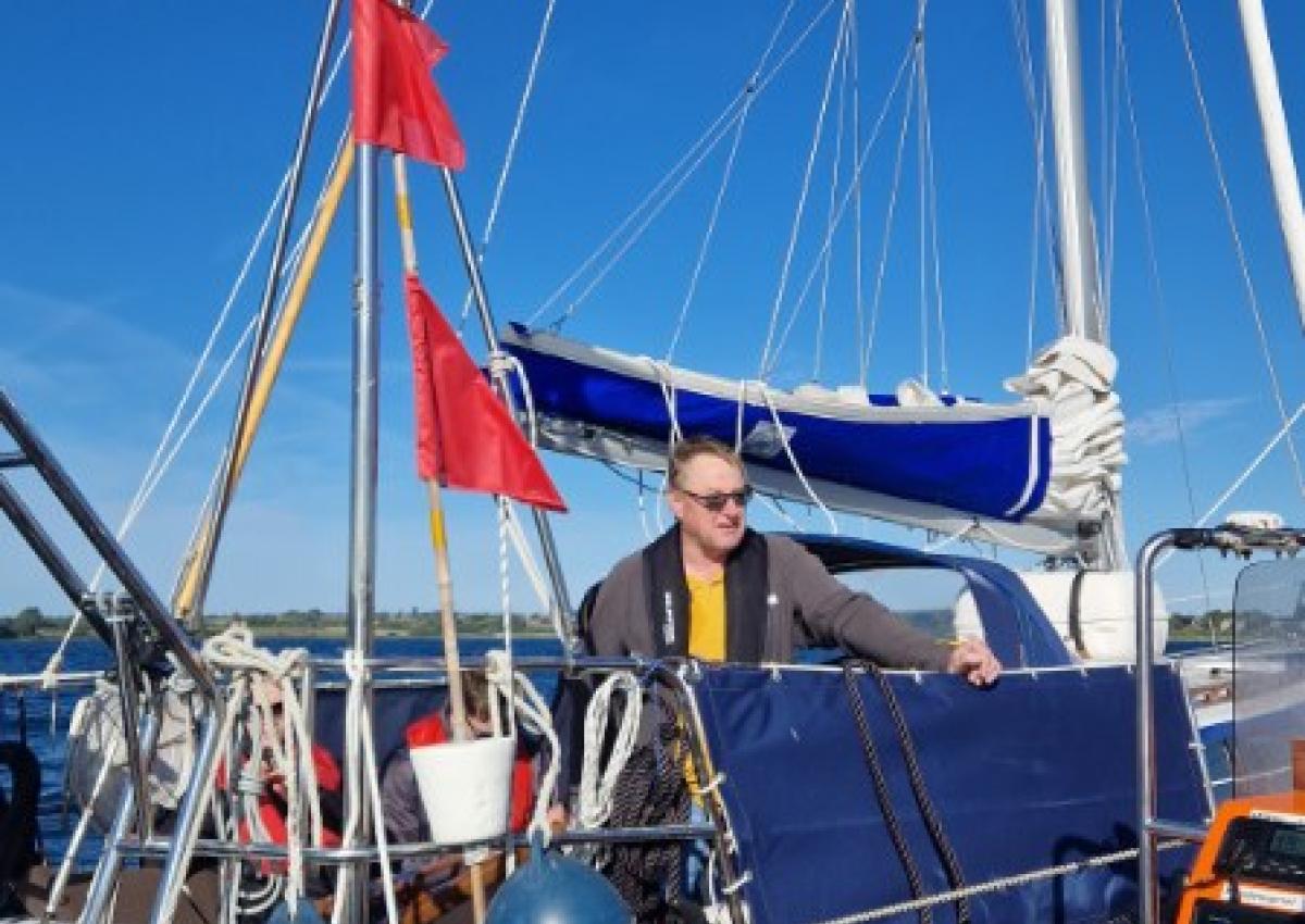 Båd på slæb