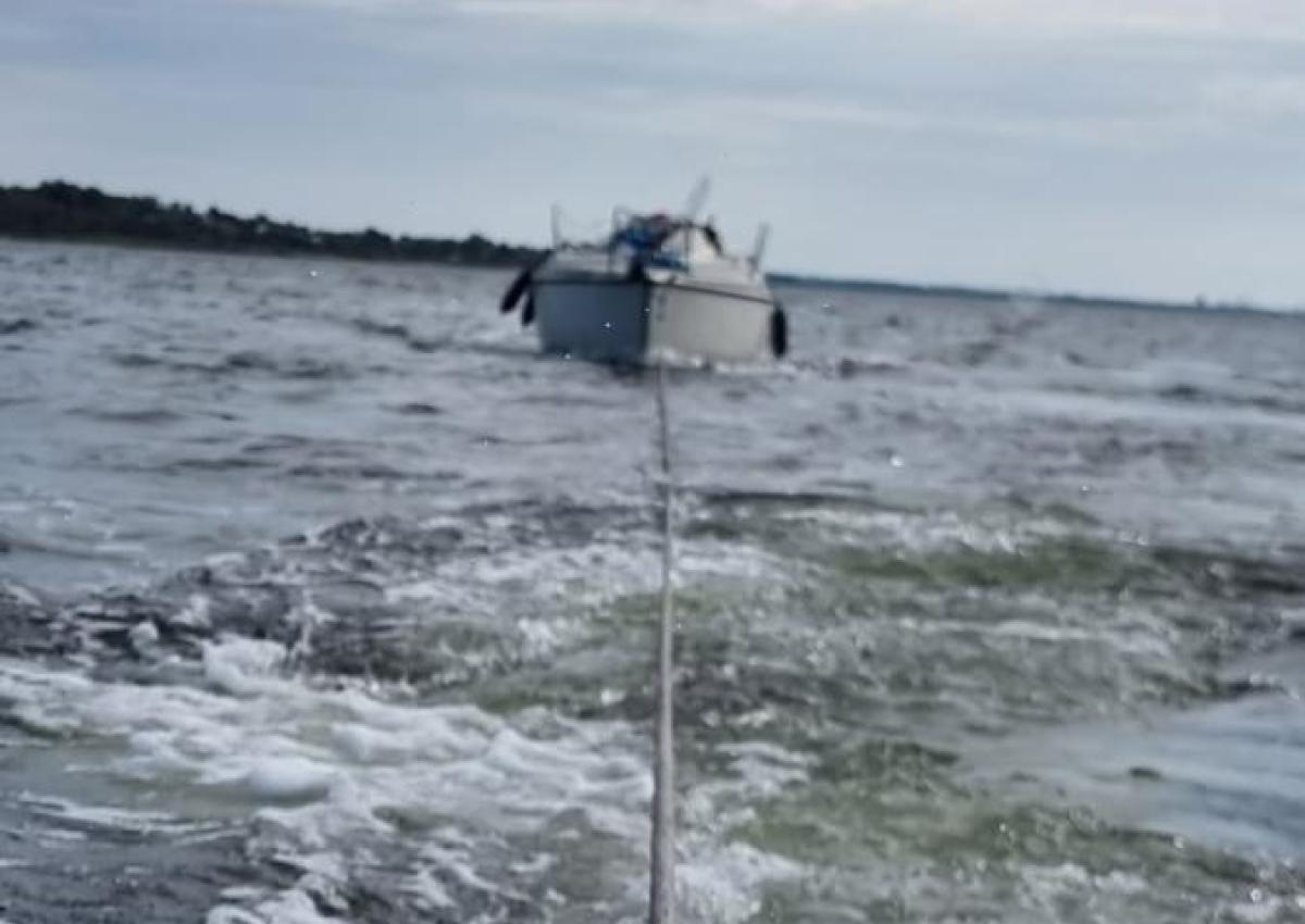 På vej til sikker havn.