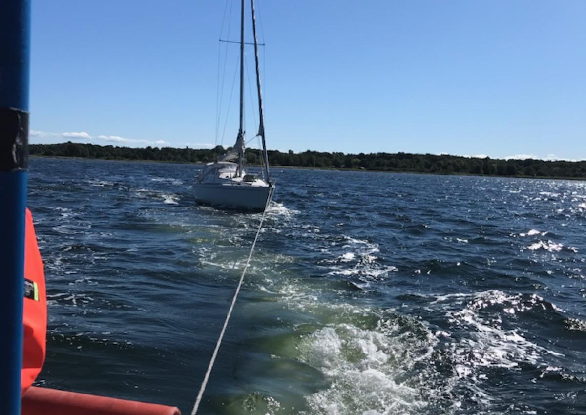 Havaristen på slæb