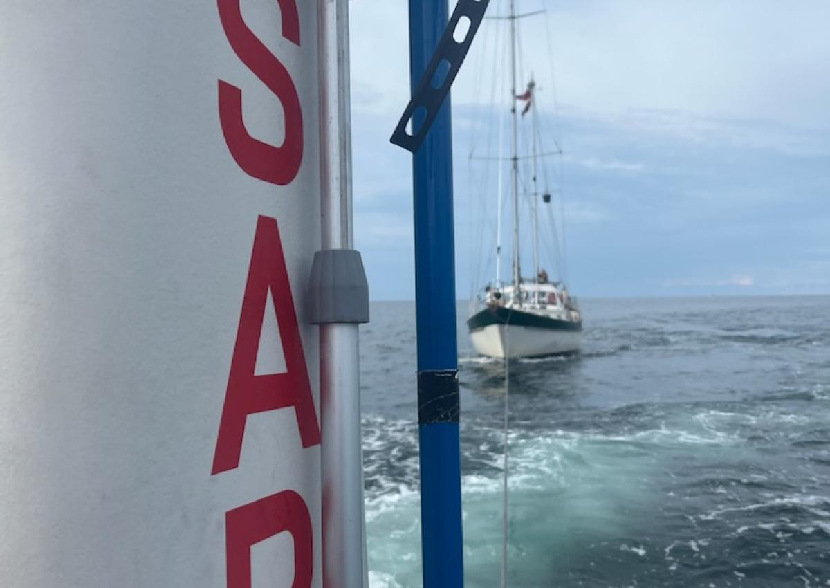 Havaristen på slæb