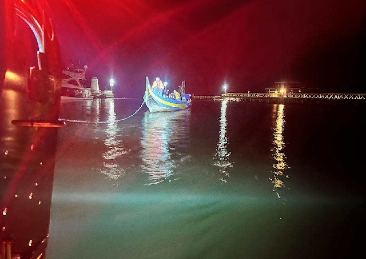 Vikingerne entrer Kerteminde havn