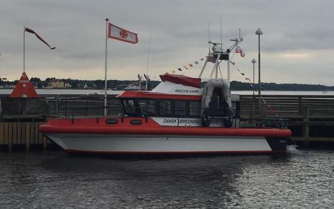 En stor dag på Aarø - Ny båd i DSRS