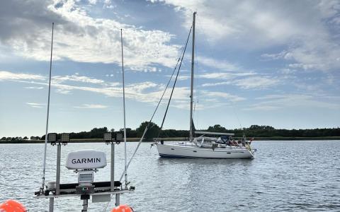 39 fods sejlbåd grundstødt ved Raagø