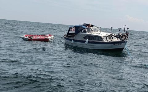 23 fods Skilsø med motorstop