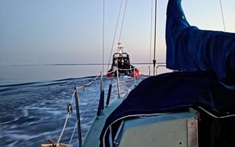 Glad havarist på træk med Rescue Freja 