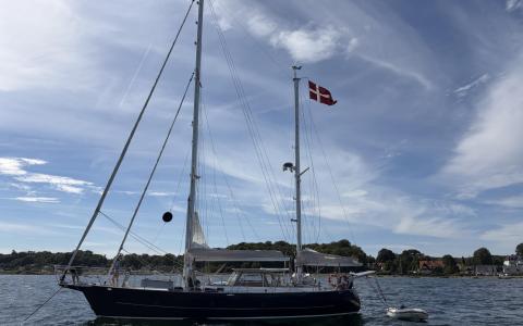 Ketch rigget sejlbåd