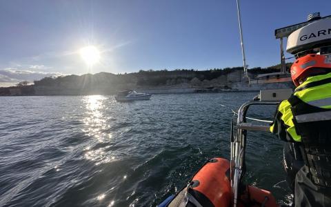 Havarist ved Stevns Klint